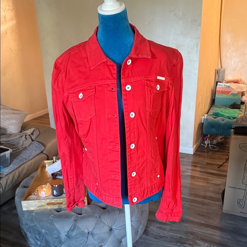 Armani Exchange Red Jacket